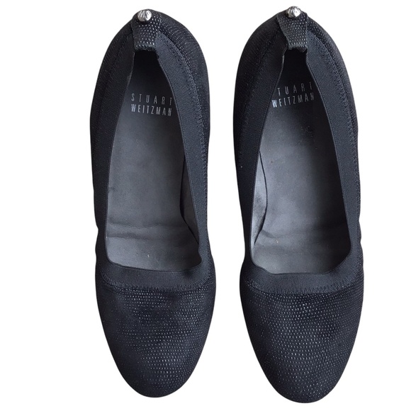 Stuart Weitzman Black Wedge Heels - Picture 11 of 15